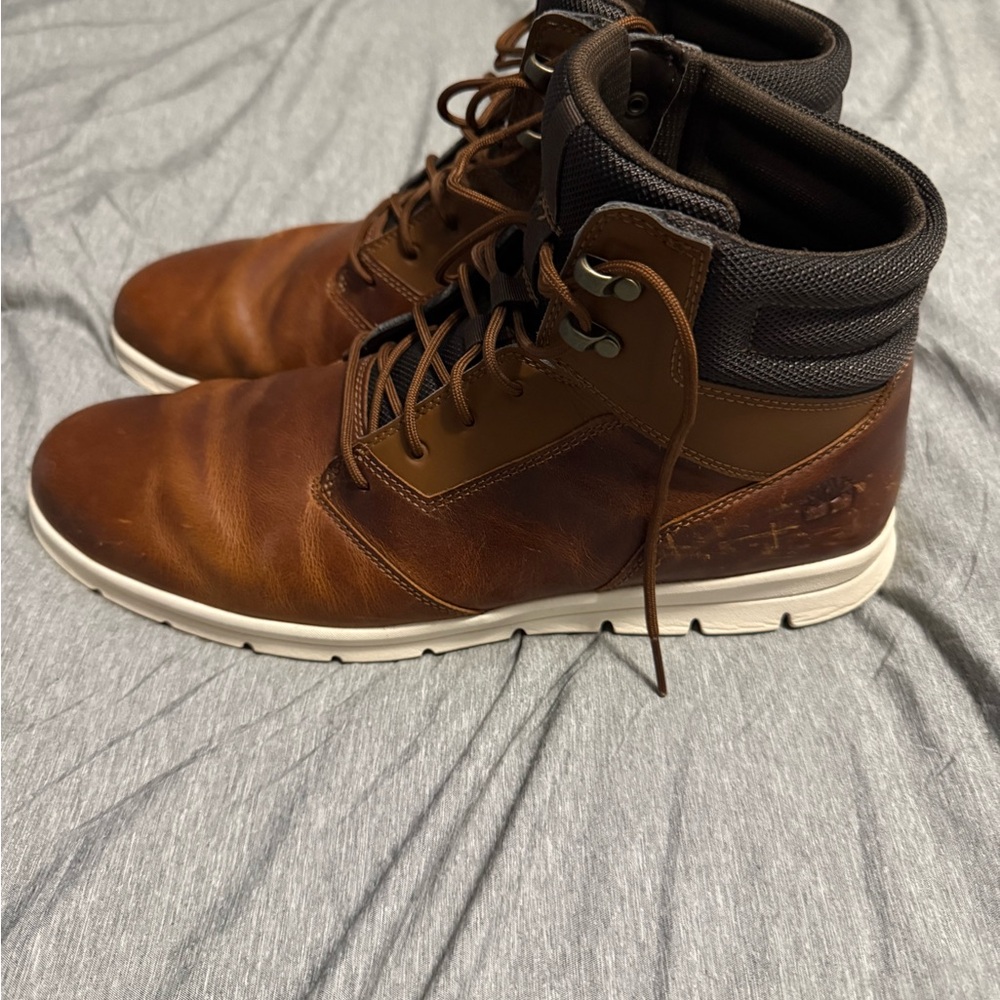 Timberland Men's Brown Leather Boots